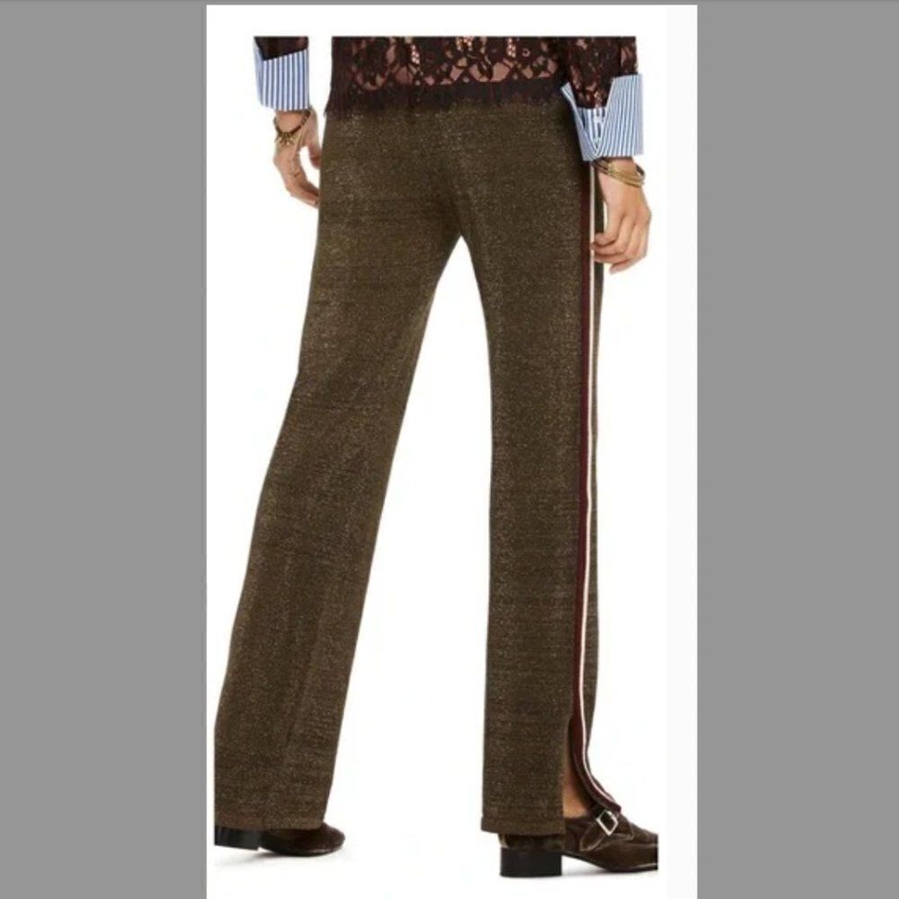 Scotch & Soda Bronze Lurex Metallic Track Pants S… - image 3